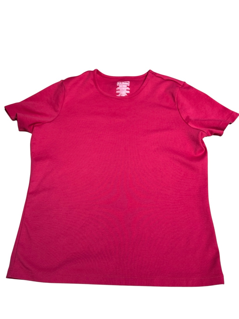 L.L. Bean Bright Fuchsia Short-Sleeve Tee